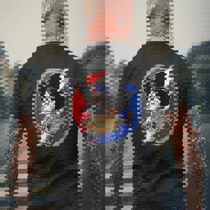 ペコスおじさん クランボーン メンズTシャツ バックプリント 高齢者への贈り物