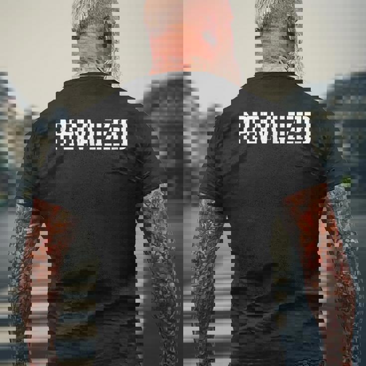 ペナルティ メンズTシャツ バックプリント 高齢者への贈り物