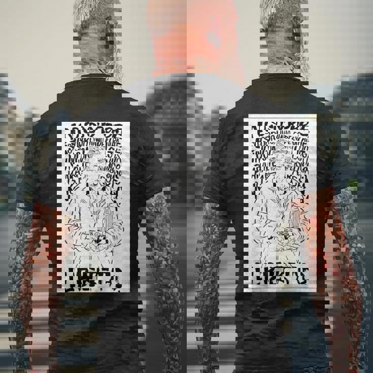 ペペ・ムヒカ・リベルタ メンズTシャツ バックプリント 高齢者への贈り物