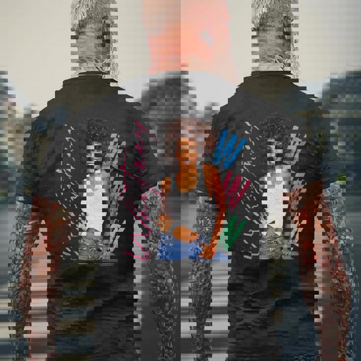 ホイットニー・ヒューストン I Wanna Dance Withomebody メンズTシャツ バックプリント 高齢者への贈り物