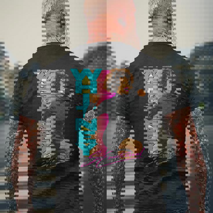 ホイットニー・ヒューストン・とても感情的 メンズTシャツ バックプリント 高齢者への贈り物