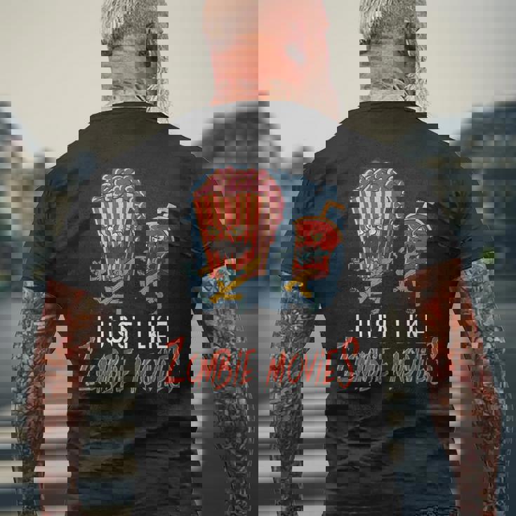 ホラー映画 ハロウィンホラー映画 怖い映画 メンズTシャツ バックプリント 高齢者への贈り物