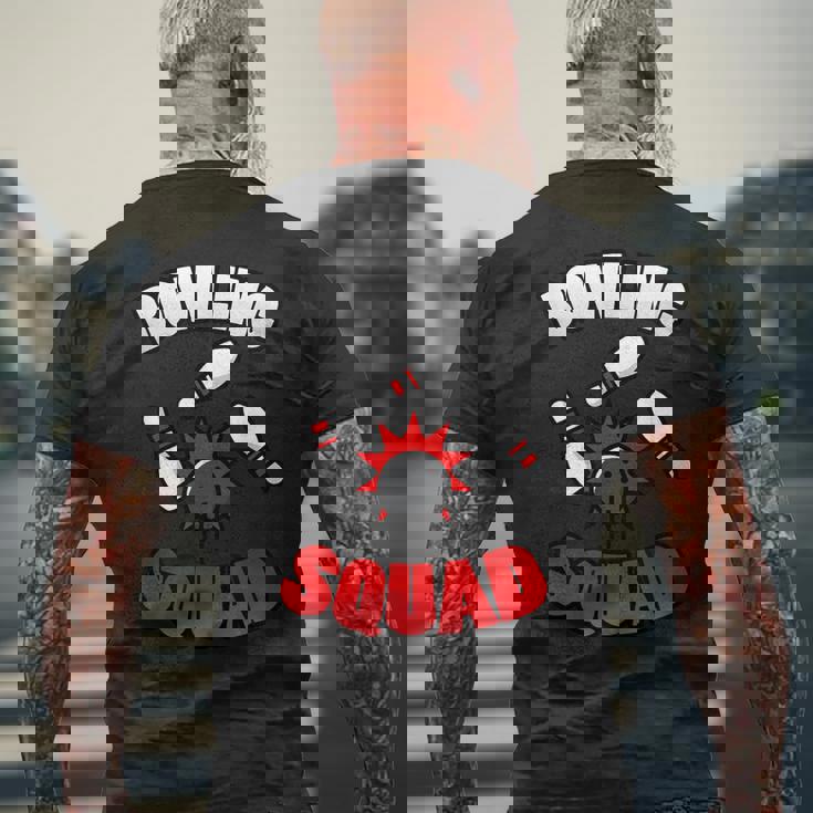 ボウラーのためのボウリングチームの面白い引用 メンズTシャツ バックプリント 高齢者への贈り物