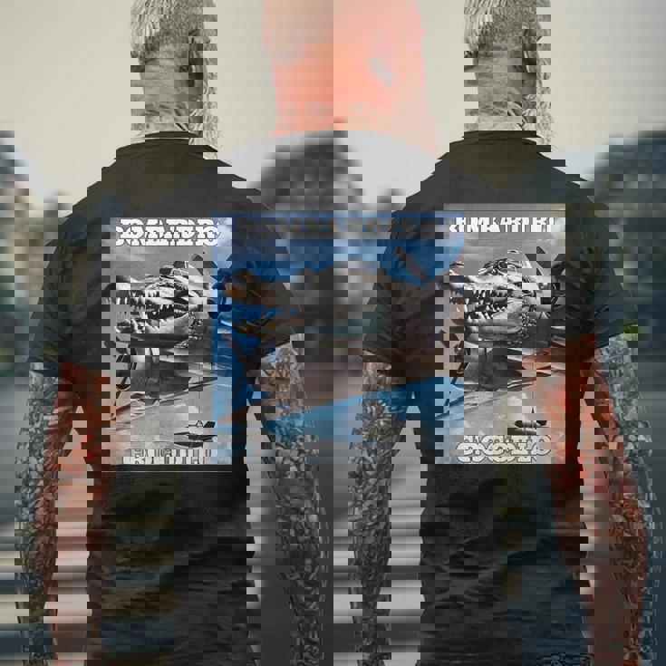 ボンバルディーロクロコダイルミーム メンズTシャツ バックプリント 高齢者への贈り物