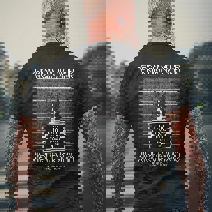 ボーダーコリー マグ ショット ギルティドッグ メンズTシャツ バックプリント 高齢者への贈り物