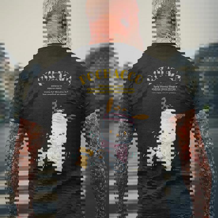 ポチャッコ ハピネスマイルーム メンズTシャツ バックプリント 高齢者への贈り物