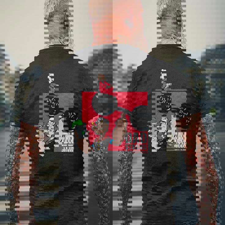 ポパイ「お父さんストロング」父の日 お父さんへのギフト メンズTシャツ バックプリント 高齢者への贈り物