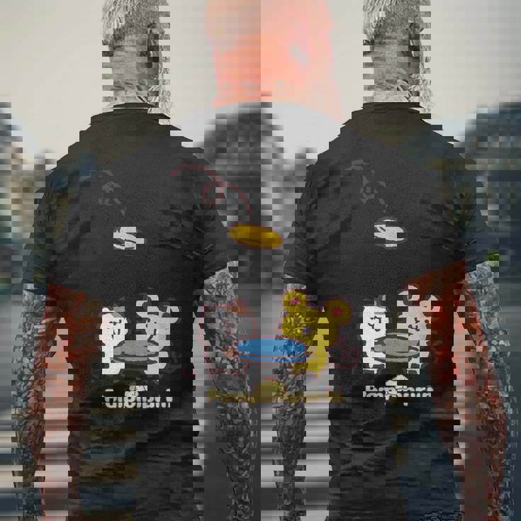 ポムポムプリン マフィン＆スコーン メンズTシャツ バックプリント 高齢者への贈り物