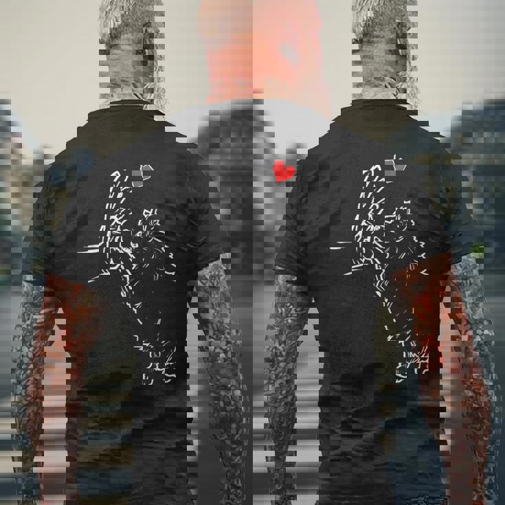 ポメラニアン愛犬かわいいポメラニアン メンズTシャツ バックプリント 高齢者への贈り物