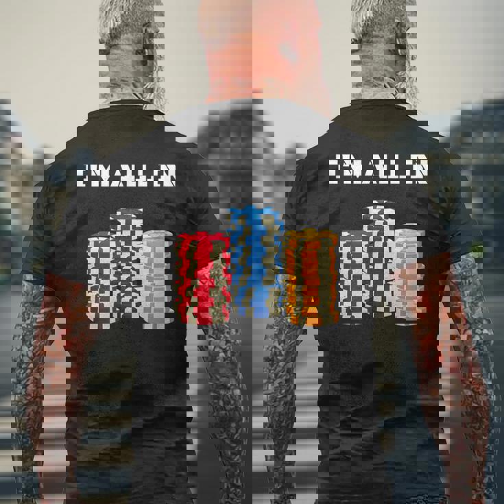 ポーカープレイヤー I'm All In カード カジノ 恋人 ギフト ギャンブル メンズTシャツ バックプリント 高齢者への贈り物