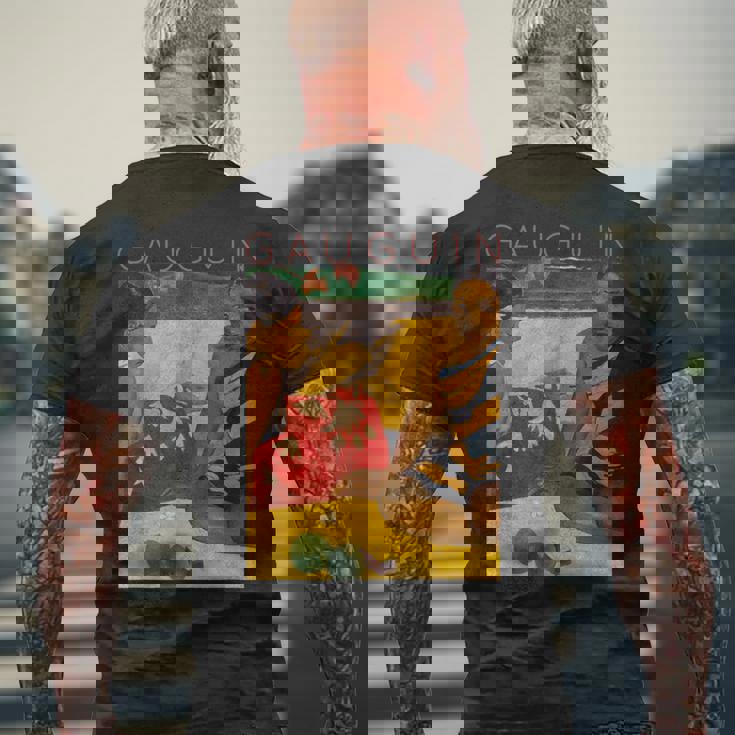 ポールゴーギャン-パラウアピ-どのようなニュース メンズTシャツ バックプリント 高齢者への贈り物