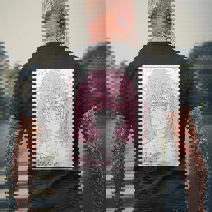 ポールプリンセス フェイスシリーズ ヒナノ メンズTシャツ バックプリント 高齢者への贈り物