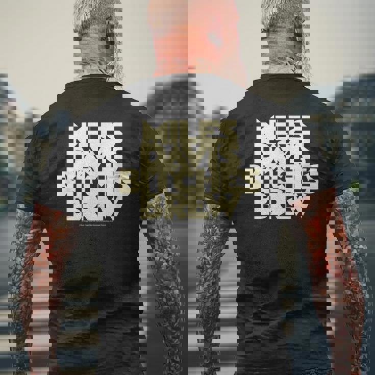 マイルス・デイビス・ビッチズ・ブリュー メンズTシャツ バックプリント 高齢者への贈り物