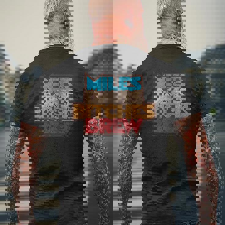 マイルス・デイビス・ビッチズ・ブリュー・ディストレストッド メンズTシャツ バックプリント 高齢者への贈り物