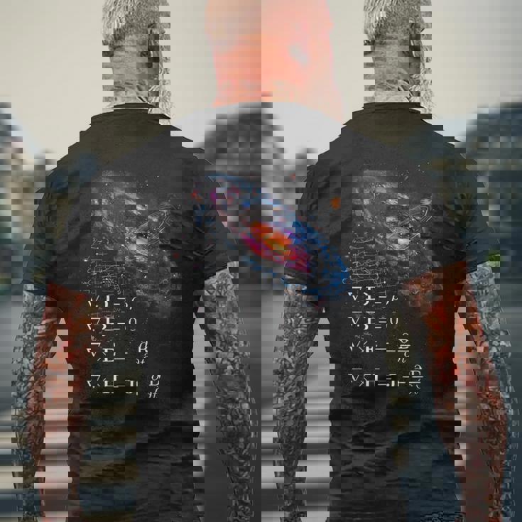 マクスウェルの方程式 物理学 相対性理論 数学 数学 メンズTシャツ バックプリント 高齢者への贈り物