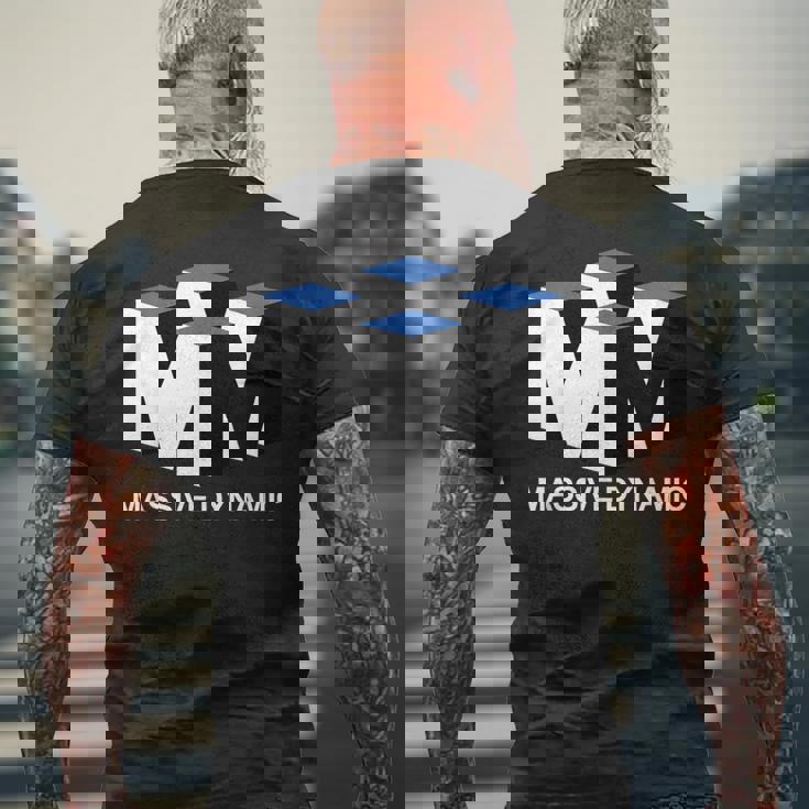 マッシブ・ダイナミック メンズTシャツ バックプリント 高齢者への贈り物