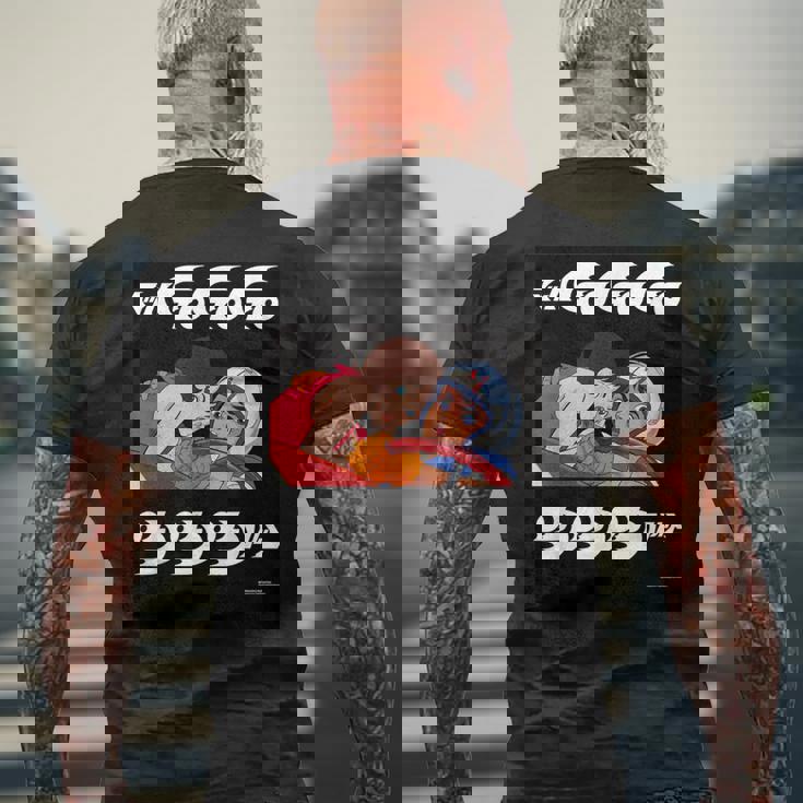 マッハgogogo B メンズTシャツ バックプリント 高齢者への贈り物