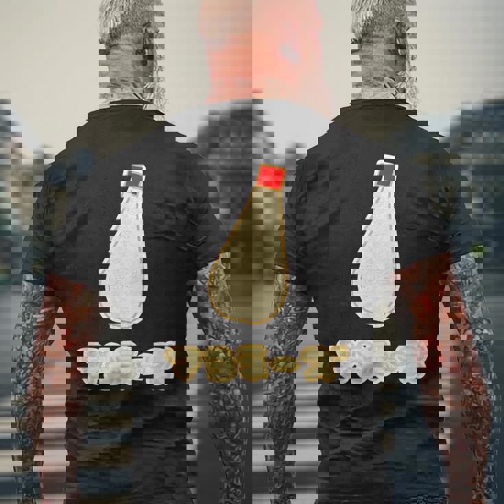 マヨネーズ【マヨラー】ご飯タイム【変なtシャツ屋さん】面白い ポップ デザイン メンズTシャツ バックプリント 高齢者への贈り物