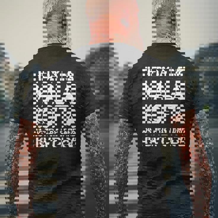 マライ・コフタと出会った日-マライ・コフタ メンズTシャツ バックプリント 高齢者への贈り物