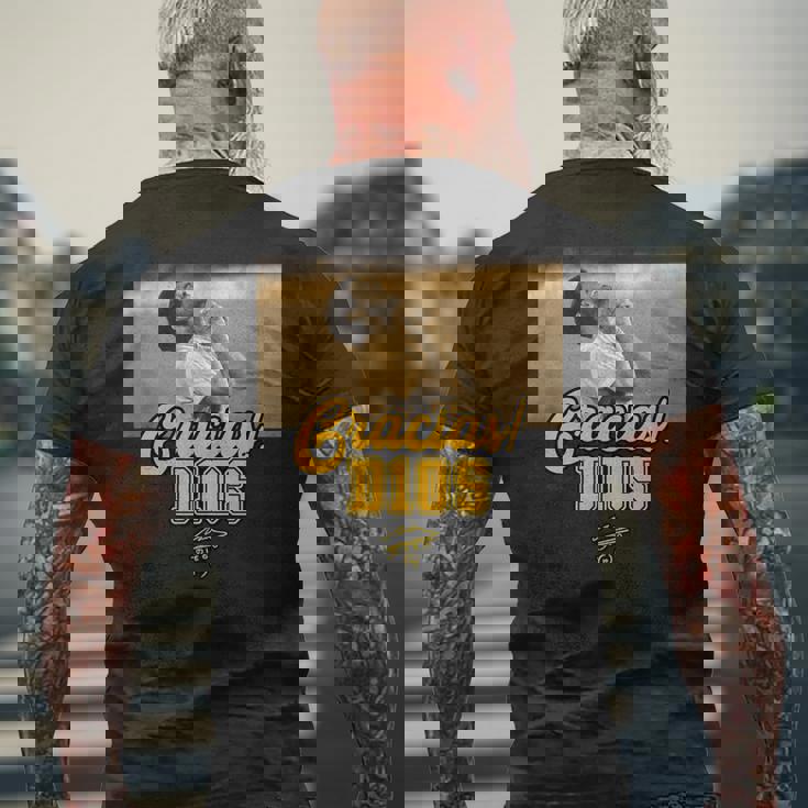 マラドーナグラシアス D10s メンズTシャツ バックプリント 高齢者への贈り物