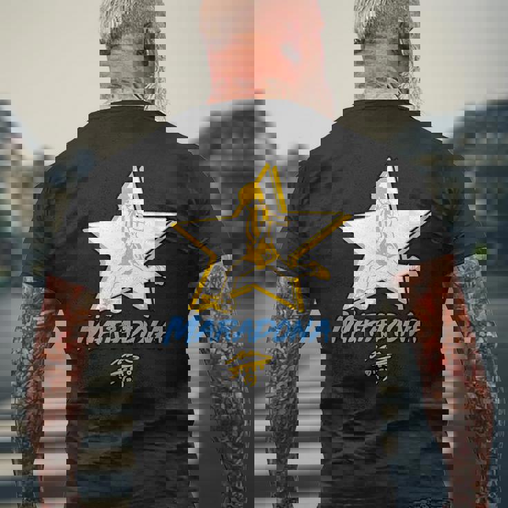 マラドーナスター メンズTシャツ バックプリント 高齢者への贈り物