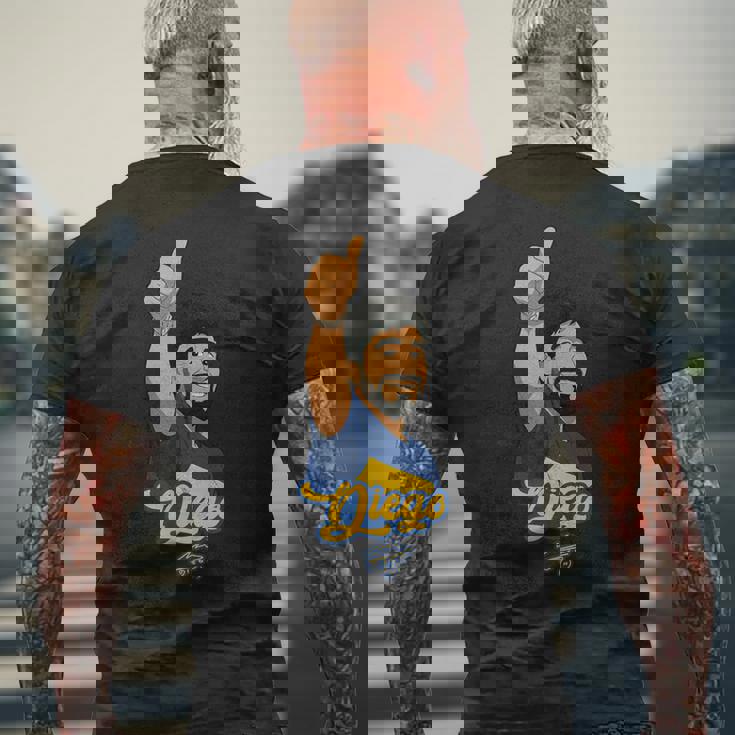 マラドーナボカip メンズTシャツ バックプリント 高齢者への贈り物