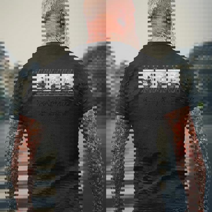 マリリンモンロー_001 メンズTシャツ バックプリント 高齢者への贈り物