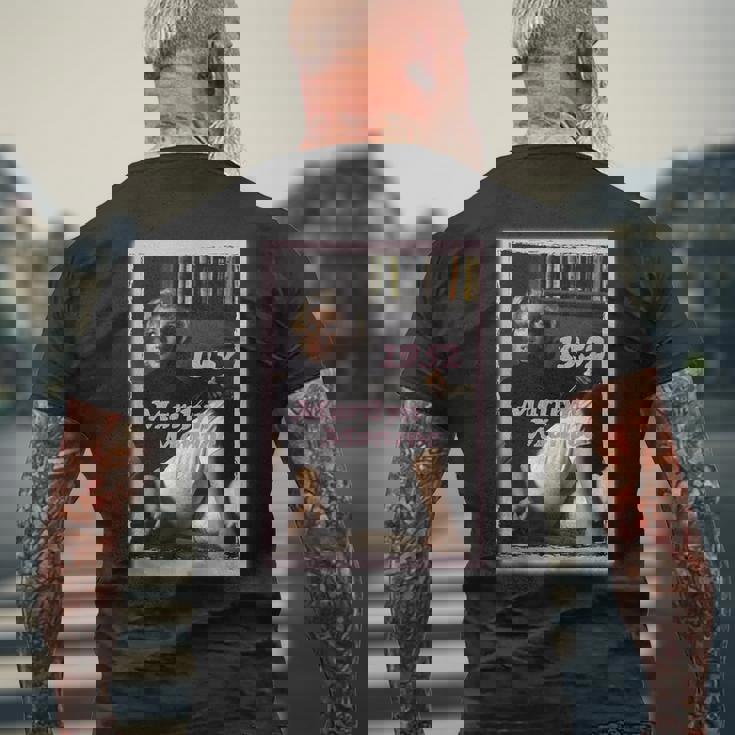 マリリンモンロー_003 メンズTシャツ バックプリント 高齢者への贈り物