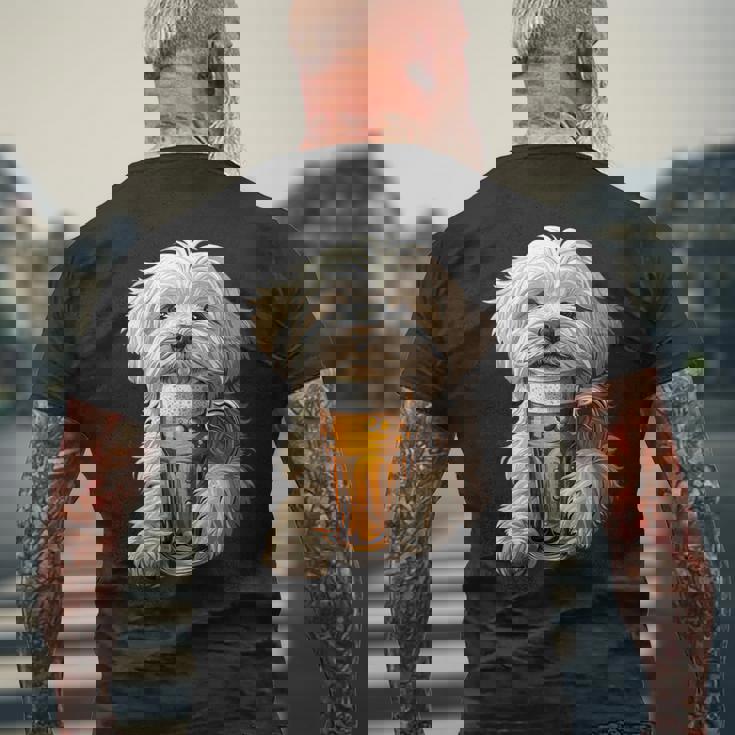 マルタビール メンズTシャツ バックプリント 高齢者への贈り物