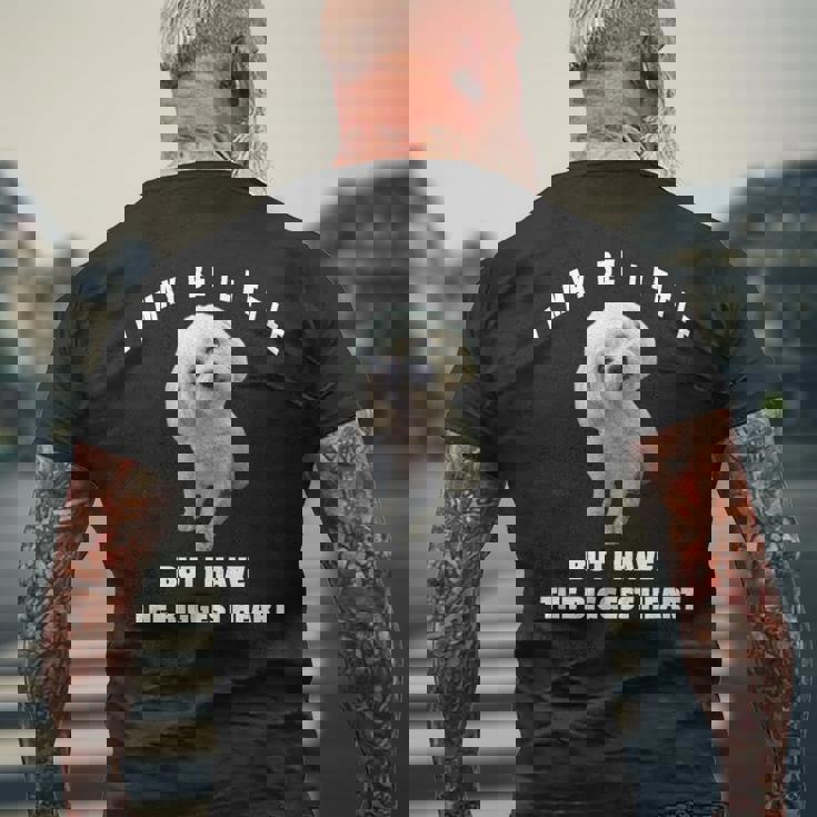 マルチーズ犬デザイン 面白い引用句 マルチプー ミックスオーナー メンズTシャツ バックプリント 高齢者への贈り物