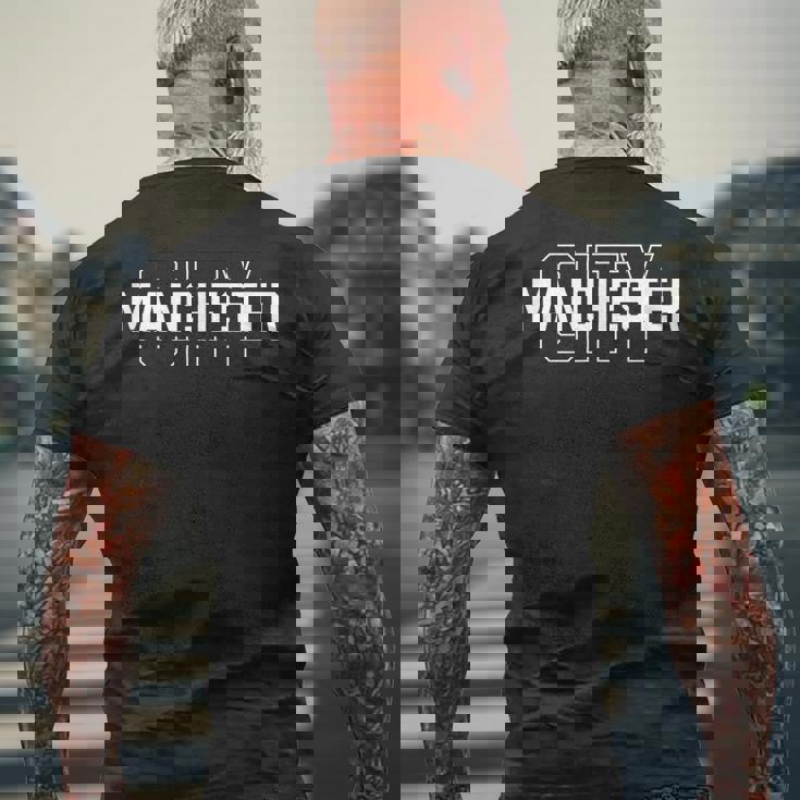 マンチェスターシティ メンズTシャツ バックプリント 高齢者への贈り物