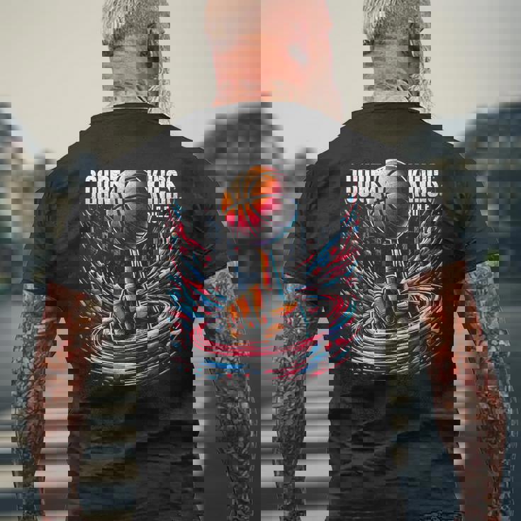 マーチ カレッジ バスケットボール トーナメント レトロ メンズ コート キングス メンズTシャツ バックプリント 高齢者への贈り物