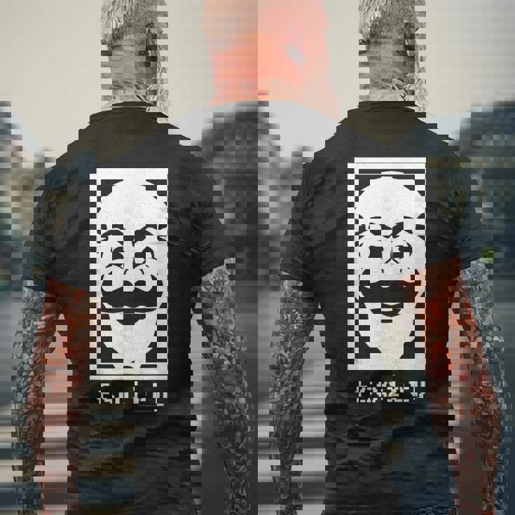 ミスターロボット協会 メンズTシャツ バックプリント 高齢者への贈り物