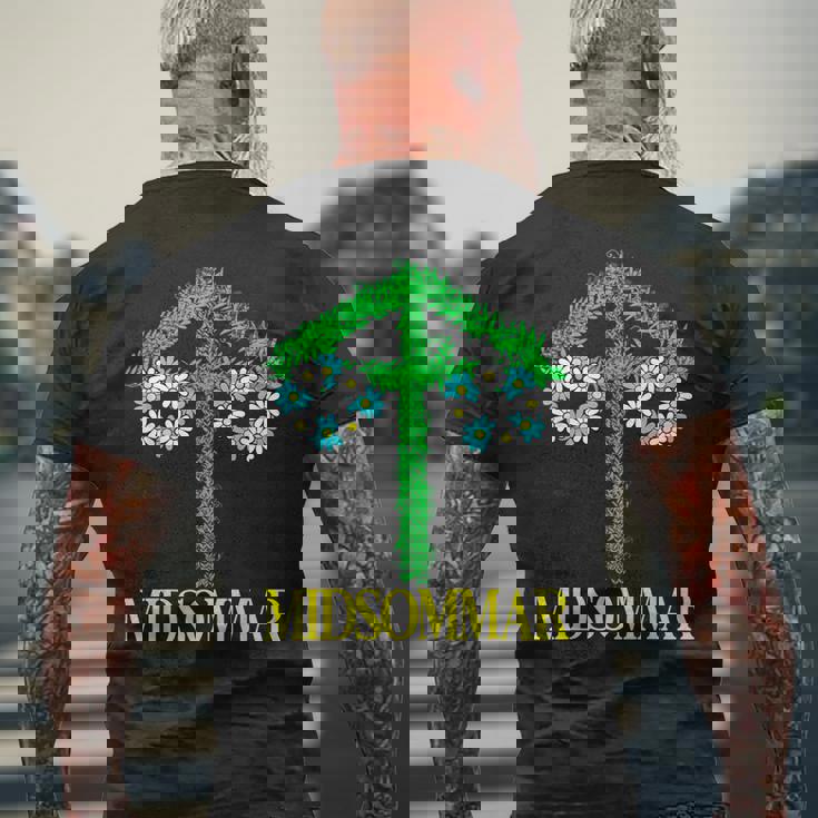 ミッドサマー メイポール ミッドソマー フェスティバル 夏 ソルスティス メンズTシャツ バックプリント 高齢者への贈り物