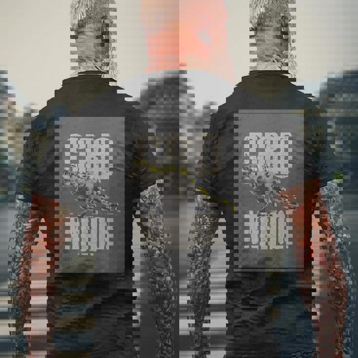 ミニオン Crominiondinosaur メンズTシャツ バックプリント 高齢者への贈り物