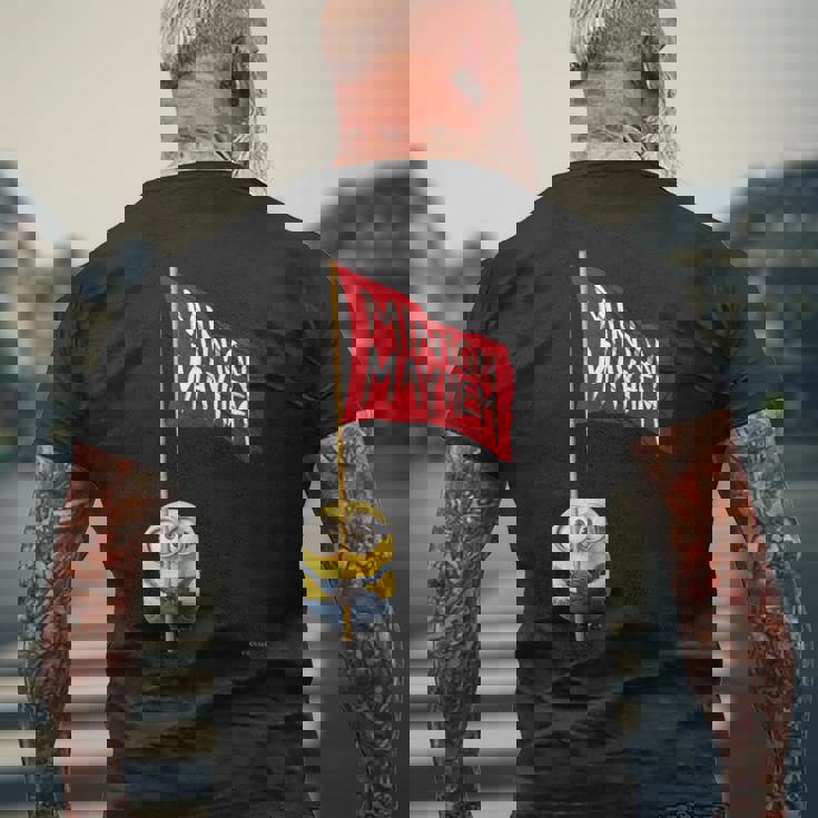 ミニオン Flag Bob メンズTシャツ バックプリント 高齢者への贈り物