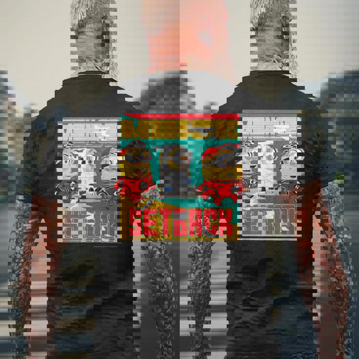 ミニオン Minoretback メンズTシャツ バックプリント 高齢者への贈り物