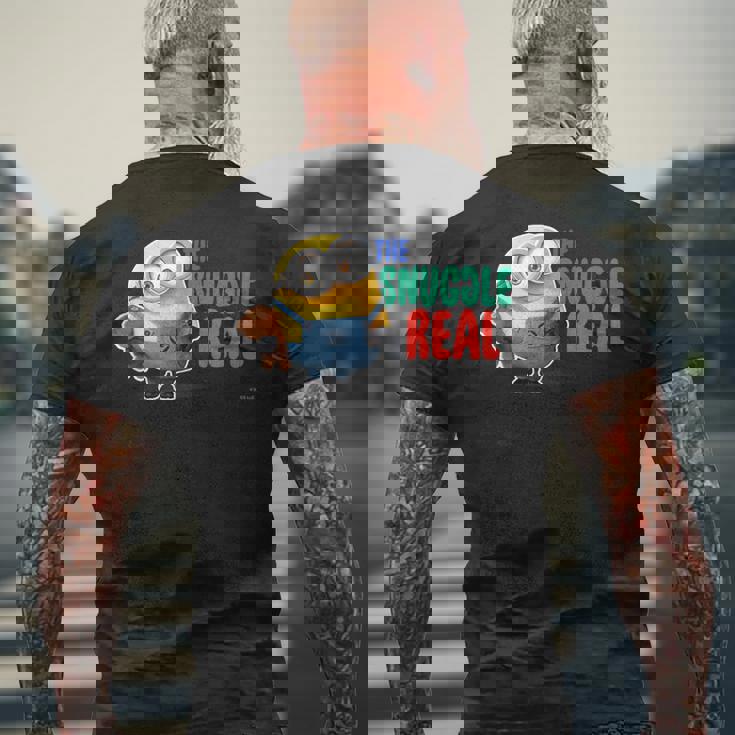 ミニオン Positiveibes Tribecolor メンズTシャツ バックプリント 高齢者への贈り物