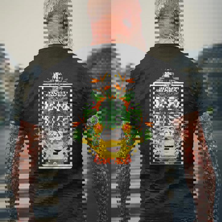 ミニオン Welcome To Para Disetom メンズTシャツ バックプリント 高齢者への贈り物