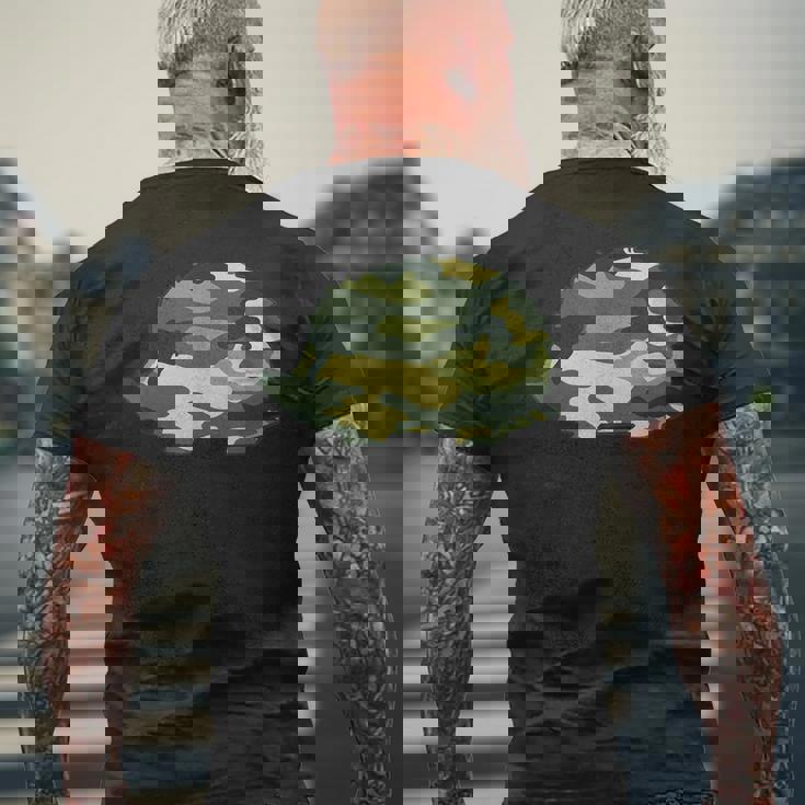 ミリタリー ハリネズミ 迷彩柄 メンズ プリント Us Rodenteteran ギフト メンズTシャツ バックプリント 高齢者への贈り物