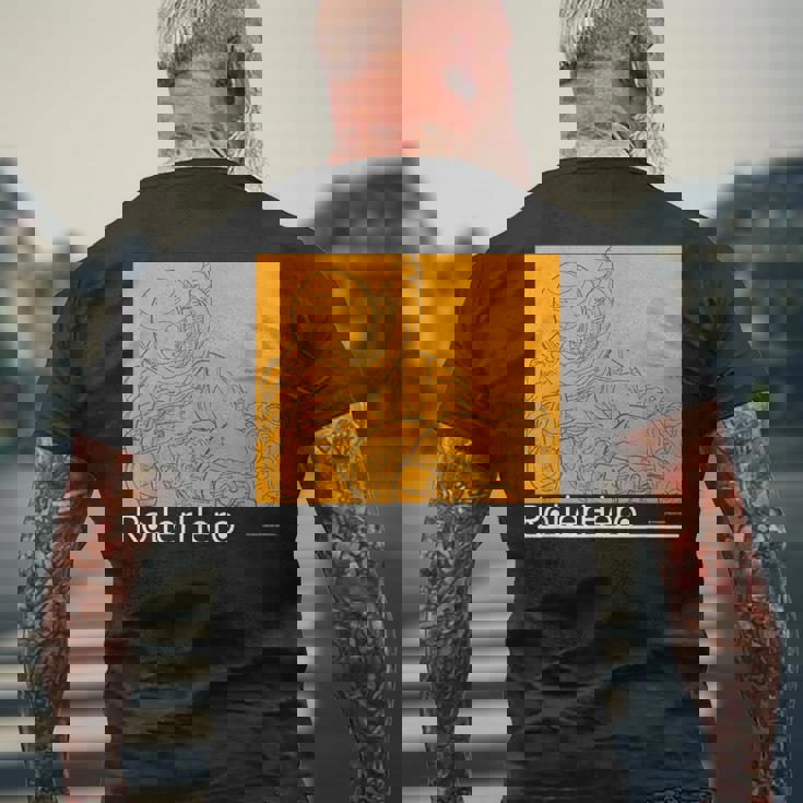 ムテキング I メンズTシャツ バックプリント 高齢者への贈り物