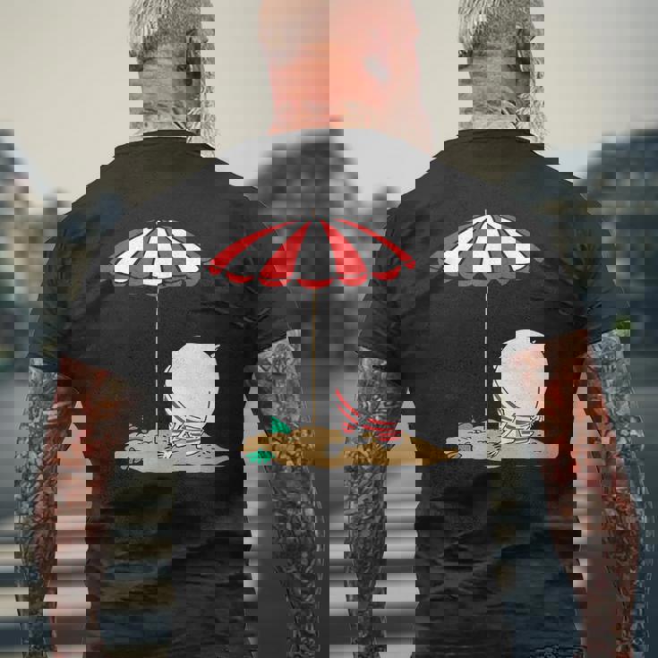 ムーミン ビーチで着替え メンズTシャツ バックプリント 高齢者への贈り物