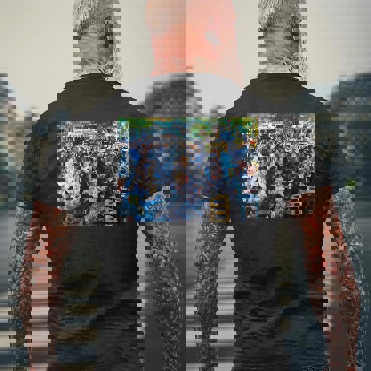 ムーランドラガレットでのダンス メンズTシャツ バックプリント 高齢者への贈り物