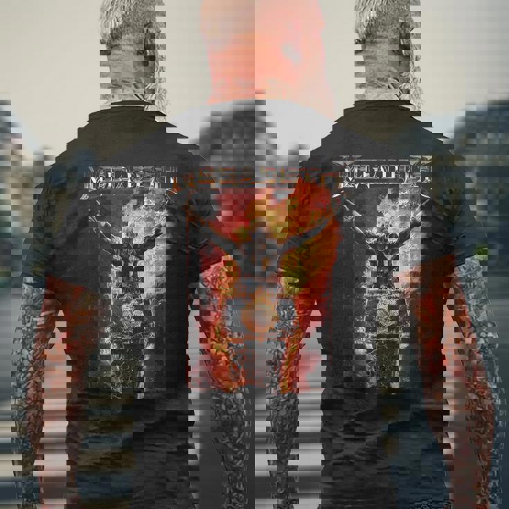 メガデス ヴィクソン メンズTシャツ バックプリント 高齢者への贈り物