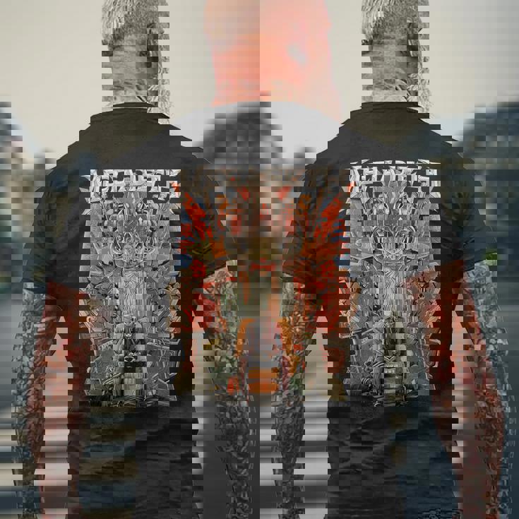 メガデス武道館 メンズTシャツ バックプリント 高齢者への贈り物