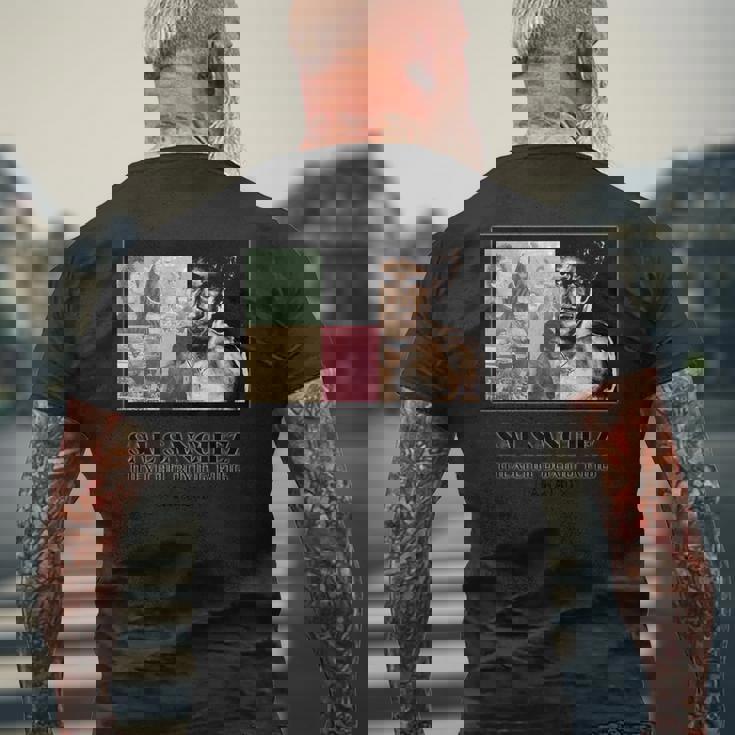 メキシコボクシングキング サルサンチェス Chakalmx メンズTシャツ バックプリント 高齢者への贈り物