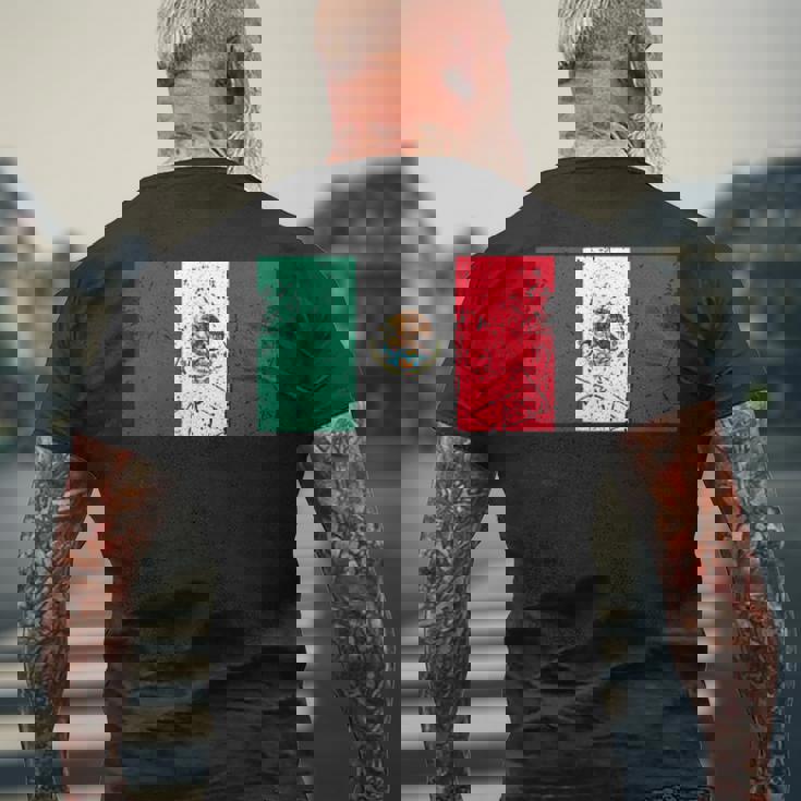 メキシコ国旗グラフィック メンズ レディース キッズ メンズTシャツ バックプリント 高齢者への贈り物