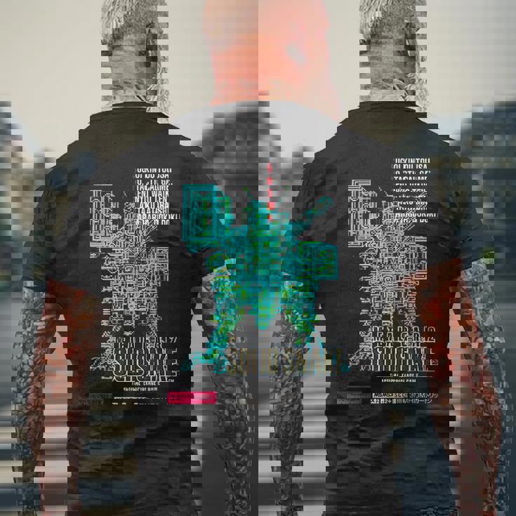 メタルギアボックス アートジャパン レトロ ゲーマー クラシック 8ビット ステルス メンズTシャツ バックプリント 高齢者への贈り物