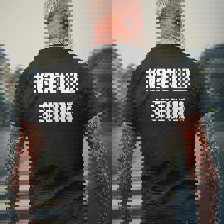 メンタリーストロング メンズTシャツ バックプリント 高齢者への贈り物