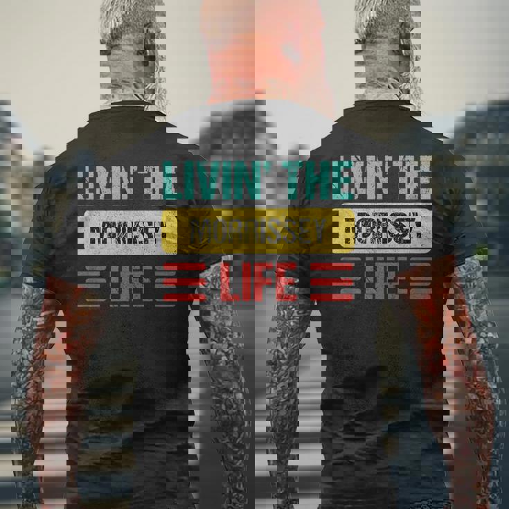 モリッシー名 メンズTシャツ バックプリント 高齢者への贈り物